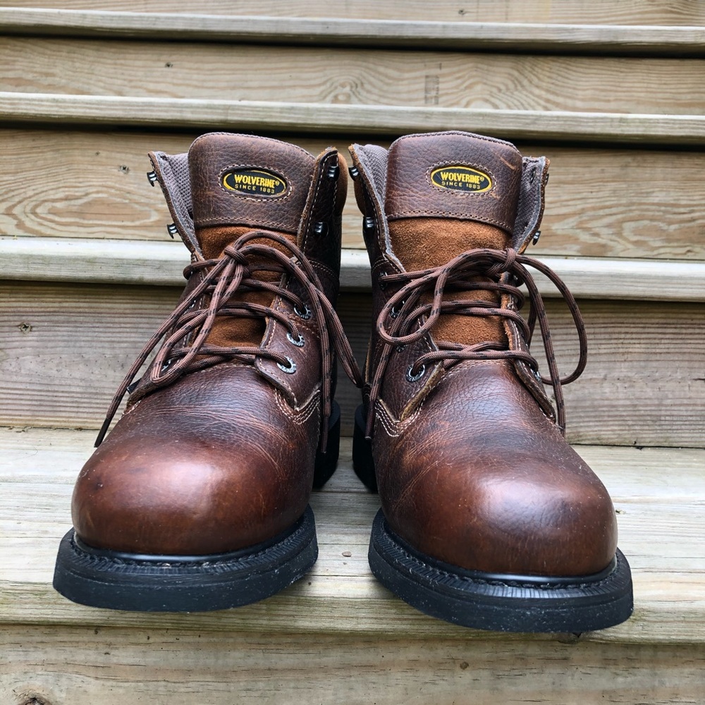 Wolverine MEN'S DURASHOCKS 6" WORK BOOT. Size 13EW